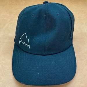 Burton low profile futuretrst mountain logo dad hat black snapback adjustable